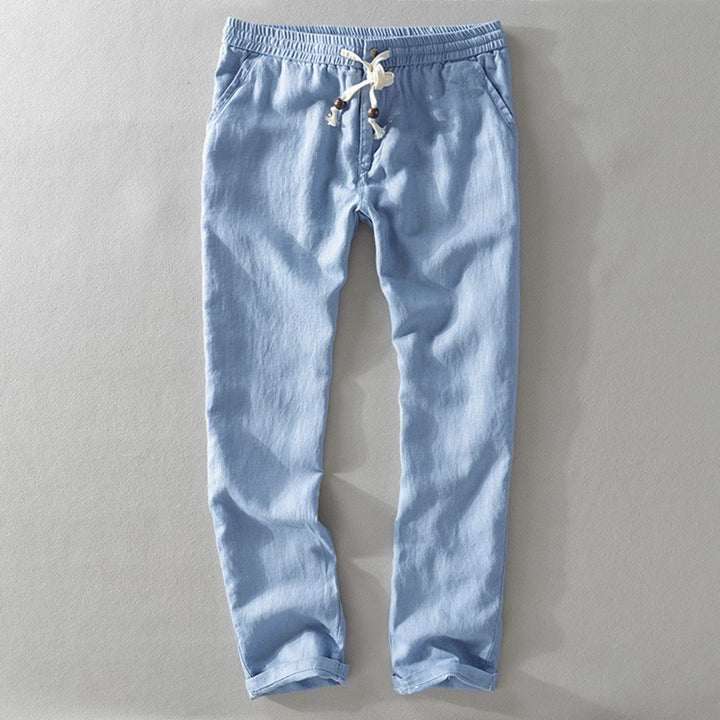 Fabio Linen Elastic Trousers
