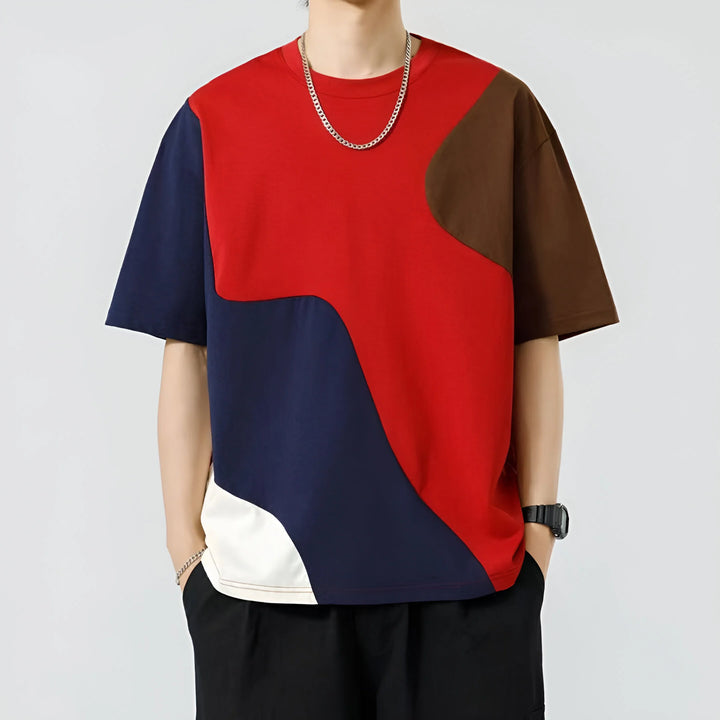 Mateo Abstract Colorblock T-Shirt