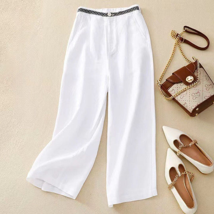 Inès Wide-Leg Summer Pants