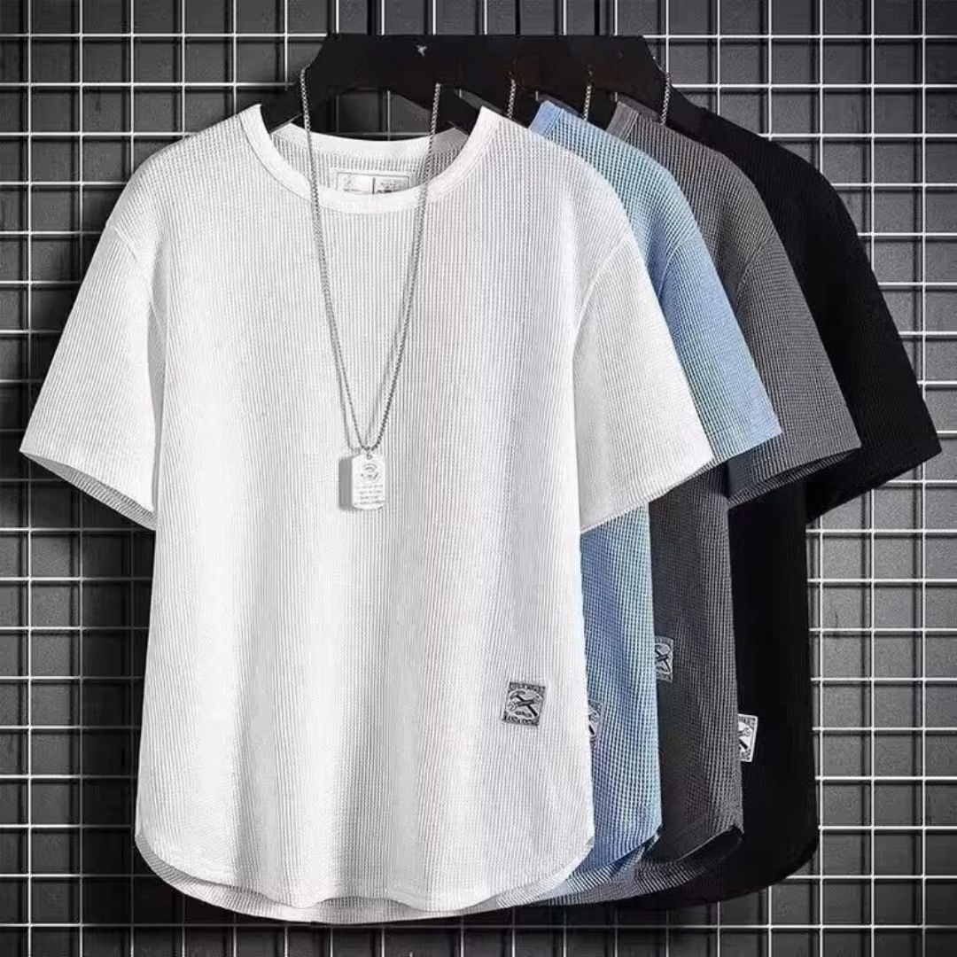 Rene Waffle-Knit Tee