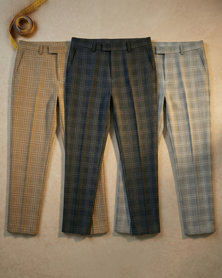 Dario Plaid Trousers