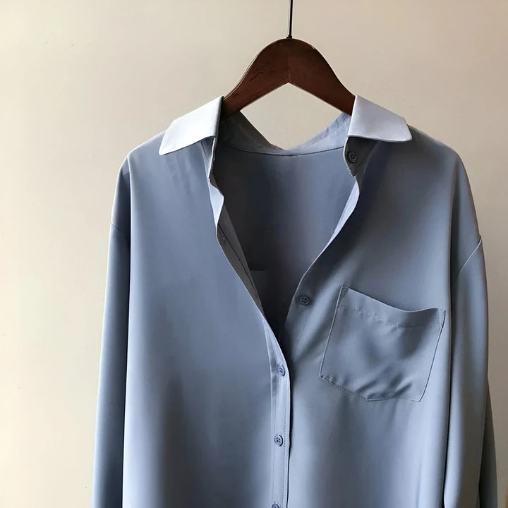 Lucia Silky Button Shirt