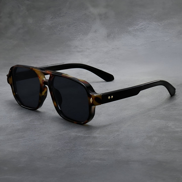 Luciano Retro Aviator Sunglasses