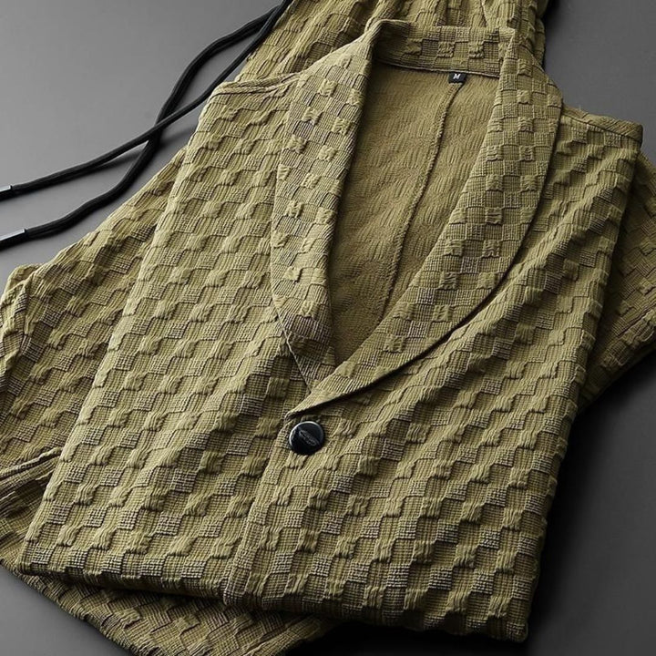 Renato Textured Cotton Lounge Set