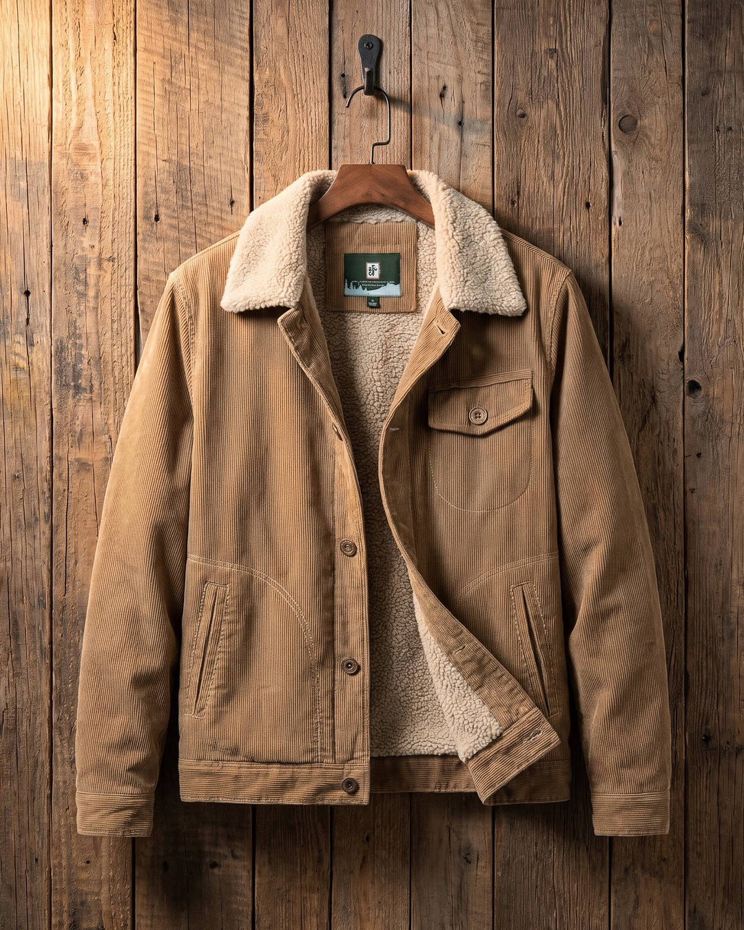 Julian Corduroy Sherpa-Lined Jacket