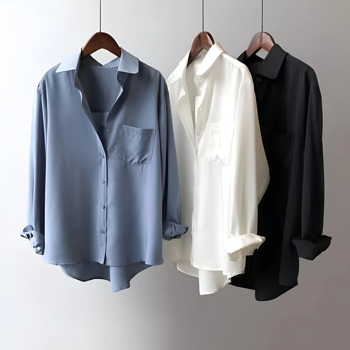 Lucia Silky Button Shirt