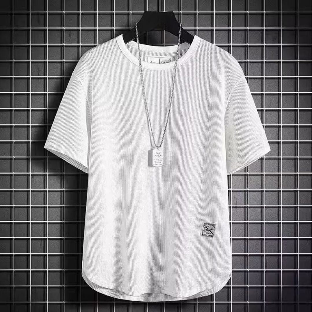 Rene Waffle-Knit Tee