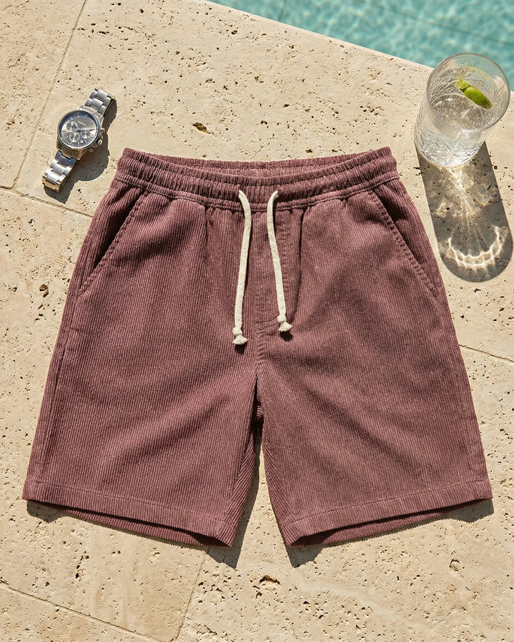 Federico Corduroy Drawstring Shorts