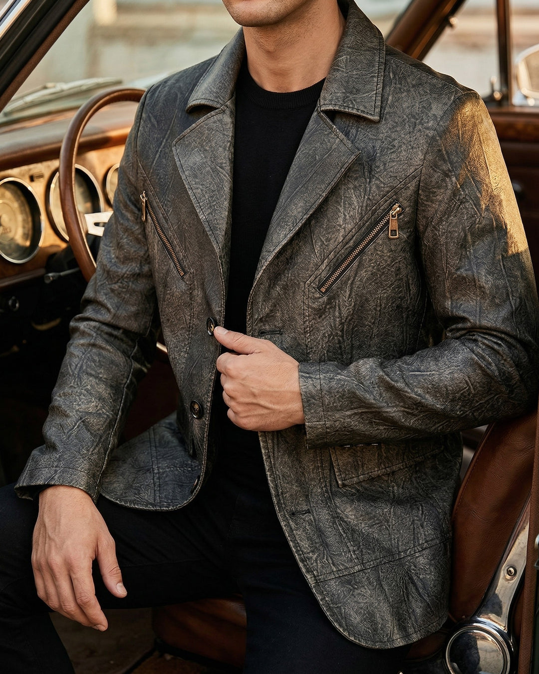 Raffaele Leather Jacket