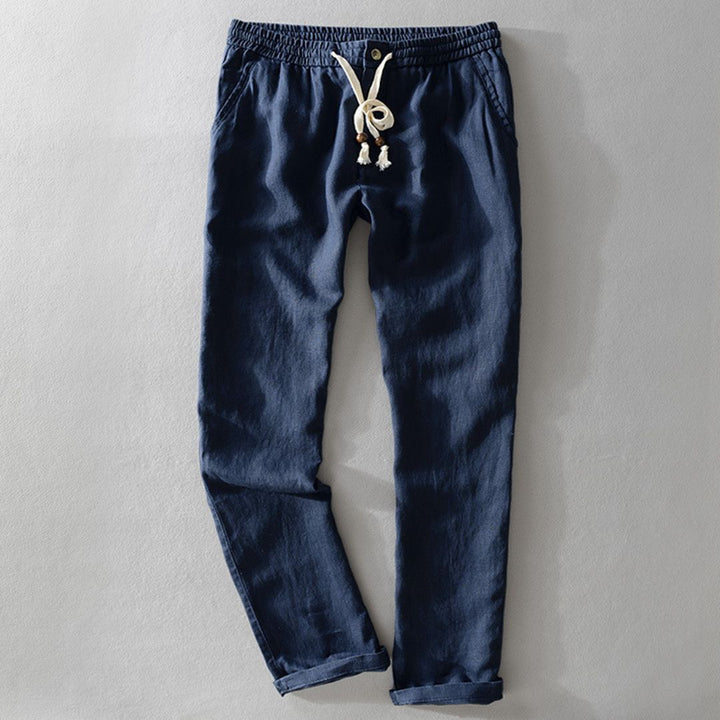 Fabio Linen Elastic Trousers