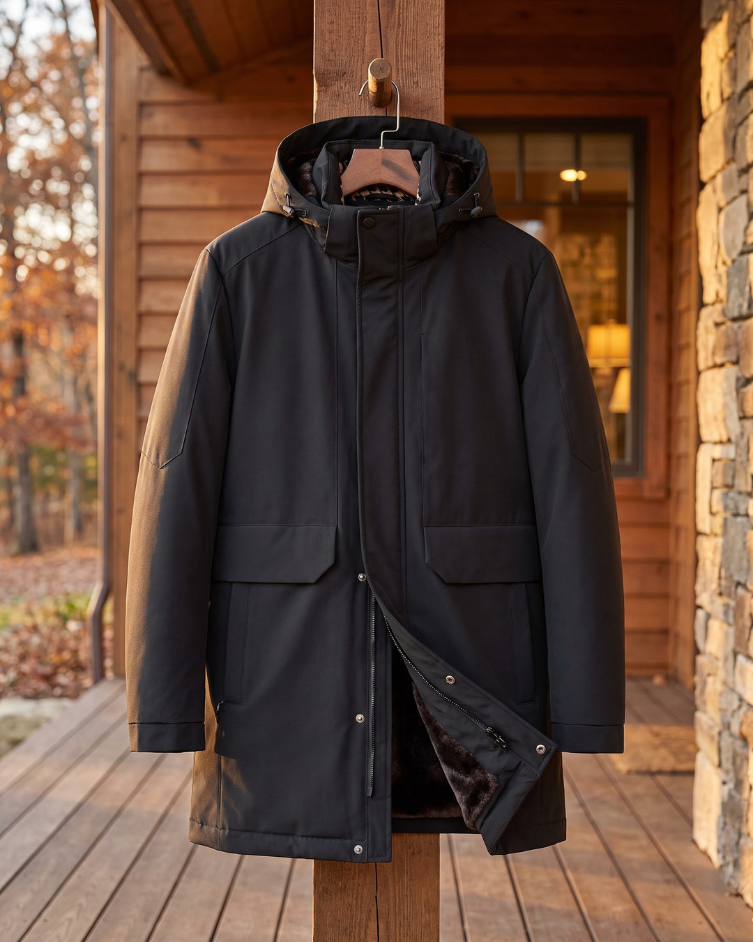 Elio Faux Fur-Lined Winter Parka