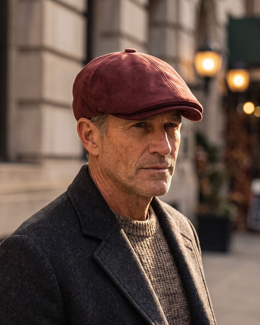 Romeo Suede Flat Cap