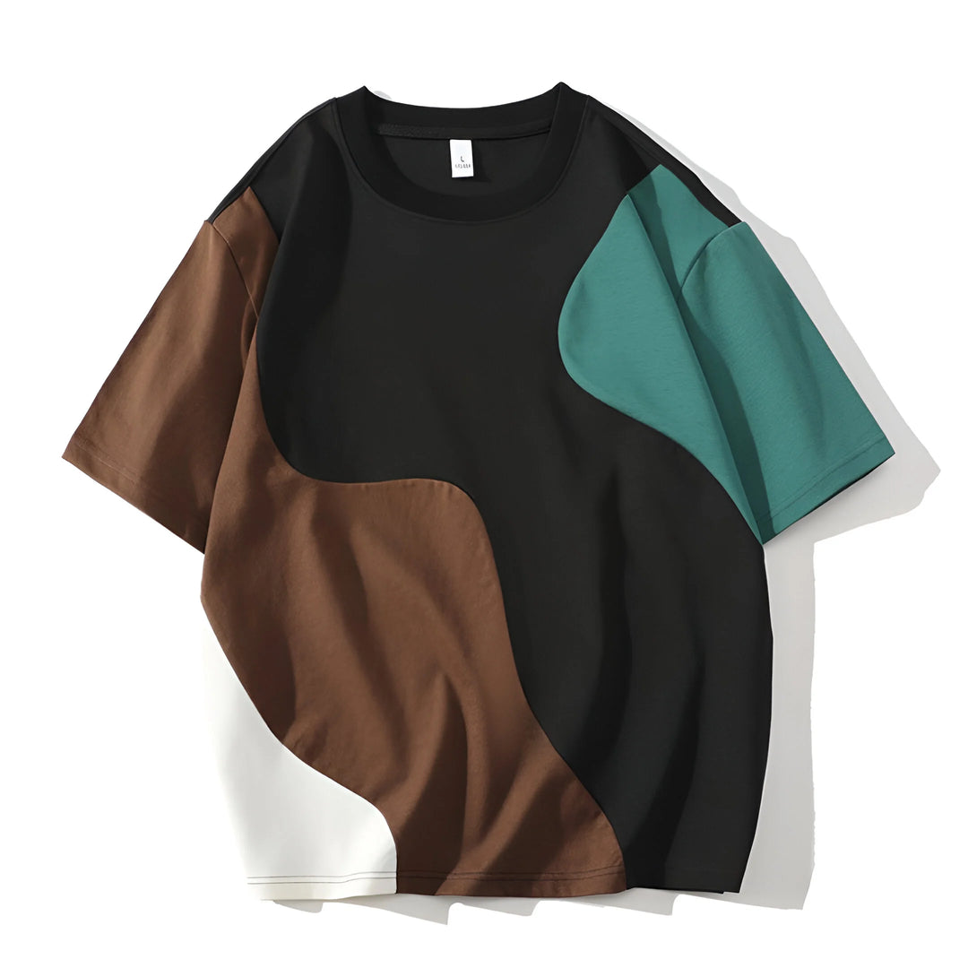 Mateo Abstract Colorblock T-Shirt