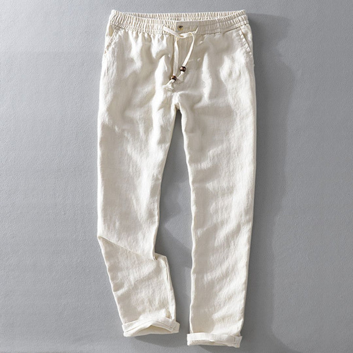 Fabio Linen Elastic Trousers