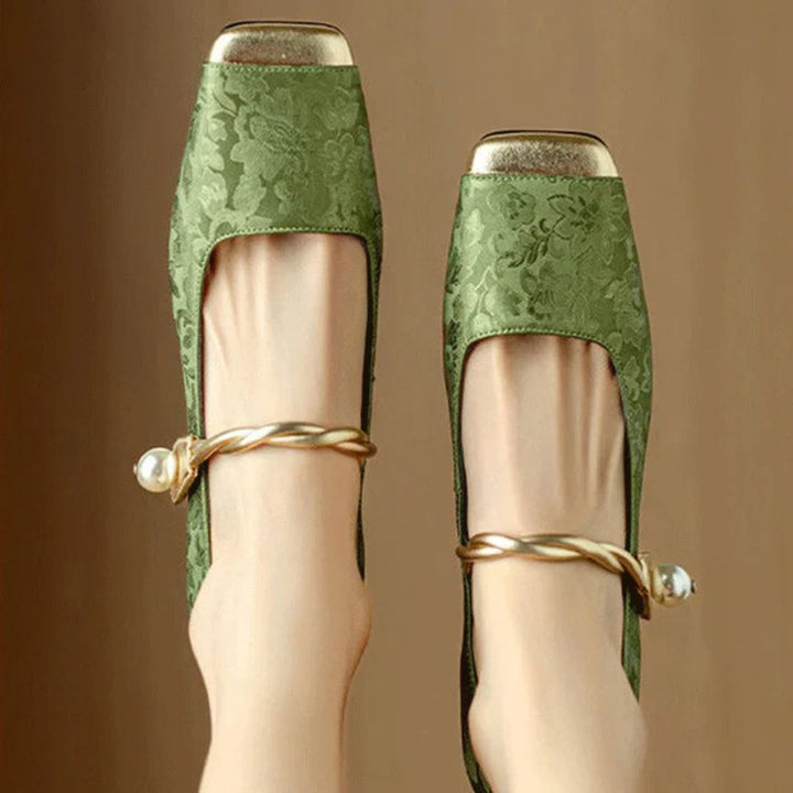 Isabella Pearl Strap Heels