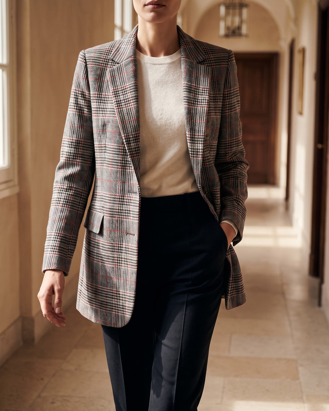 Zaira Glen Plaid Blazer
