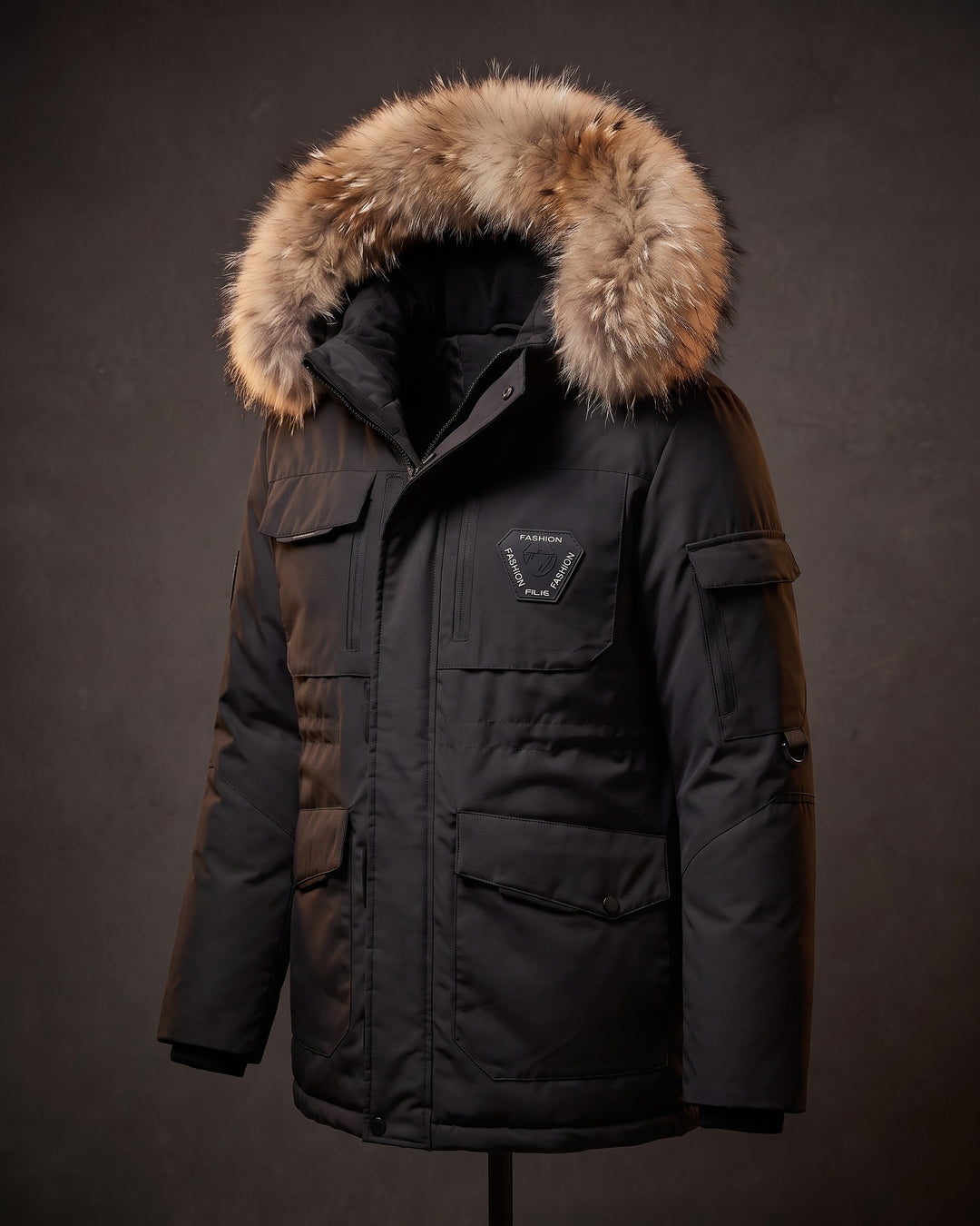 Francesco Fur-Trimmed Parka Jacket