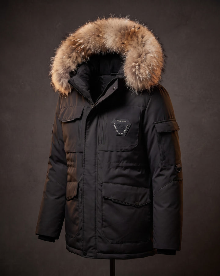 Francesco Fur-Trimmed Parka Jacket
