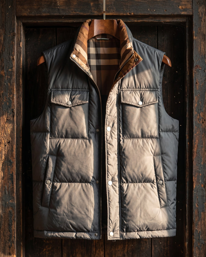 Franco Chenille Blend Quilted Vest