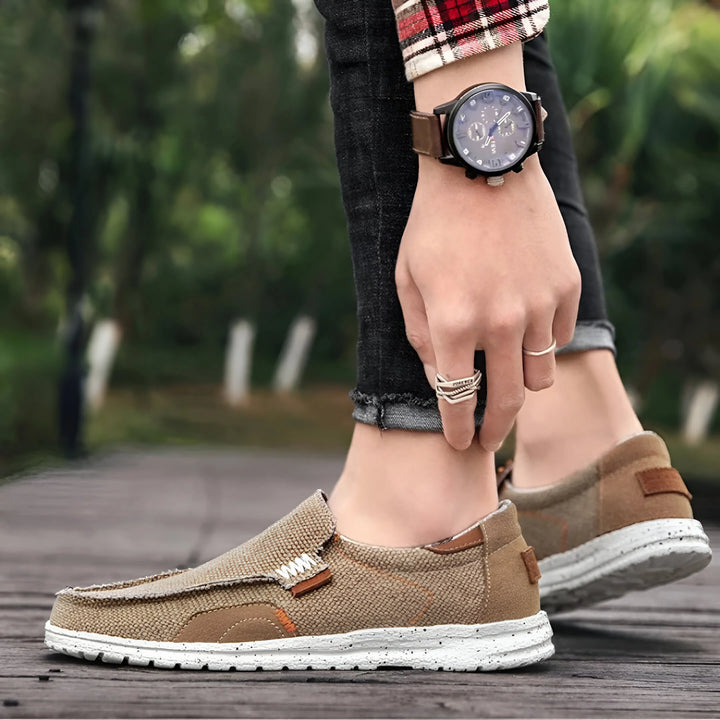 Bruno Canvas Slip‑On Shoes