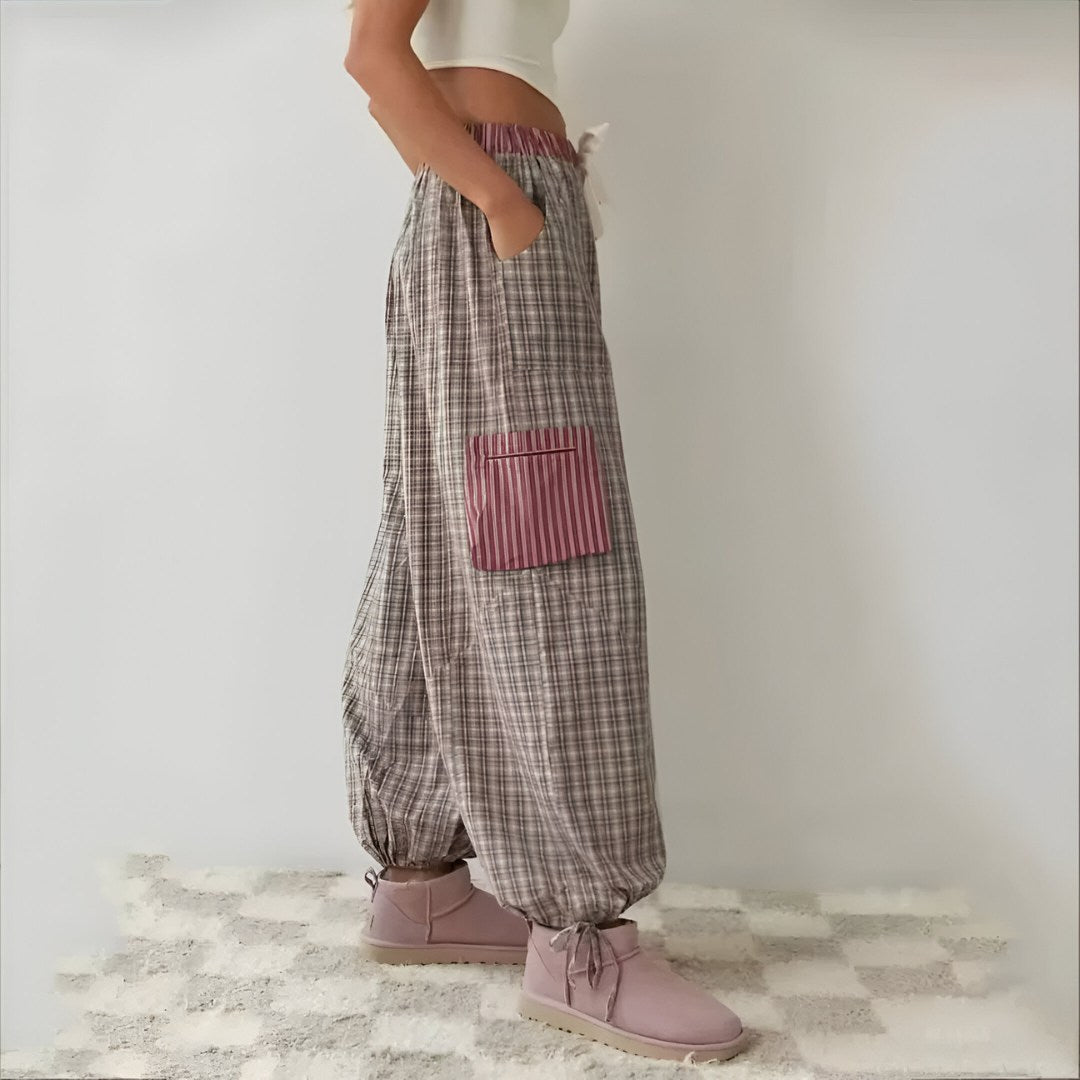 Chiara Relaxed Plaid Pyjama Set