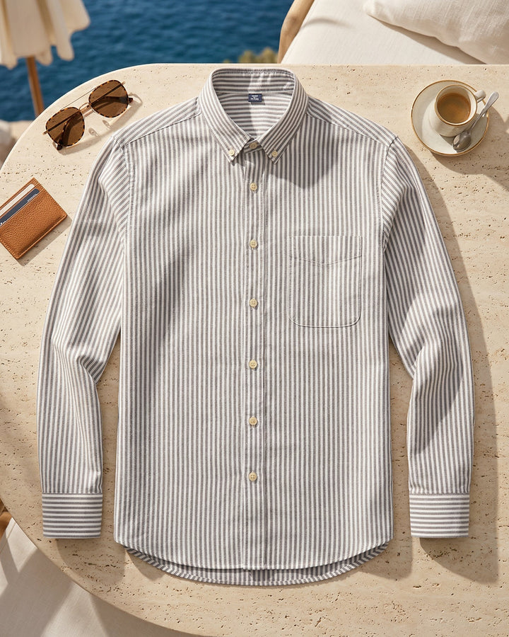 Dario Cotton Button-Down Shirt