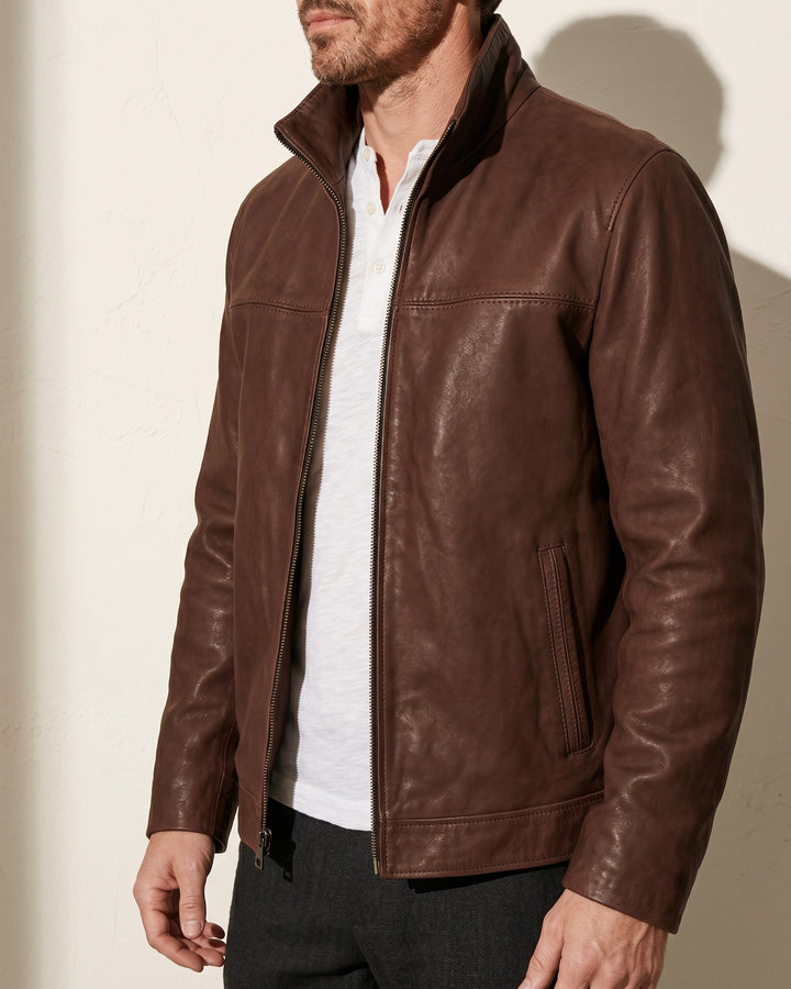 Armando Faux Leather Jacket