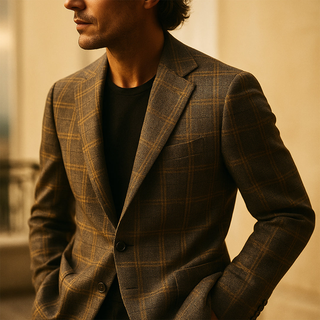 Dario Checked Blazer