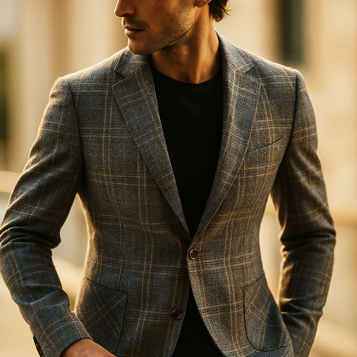 Dario Checked Blazer
