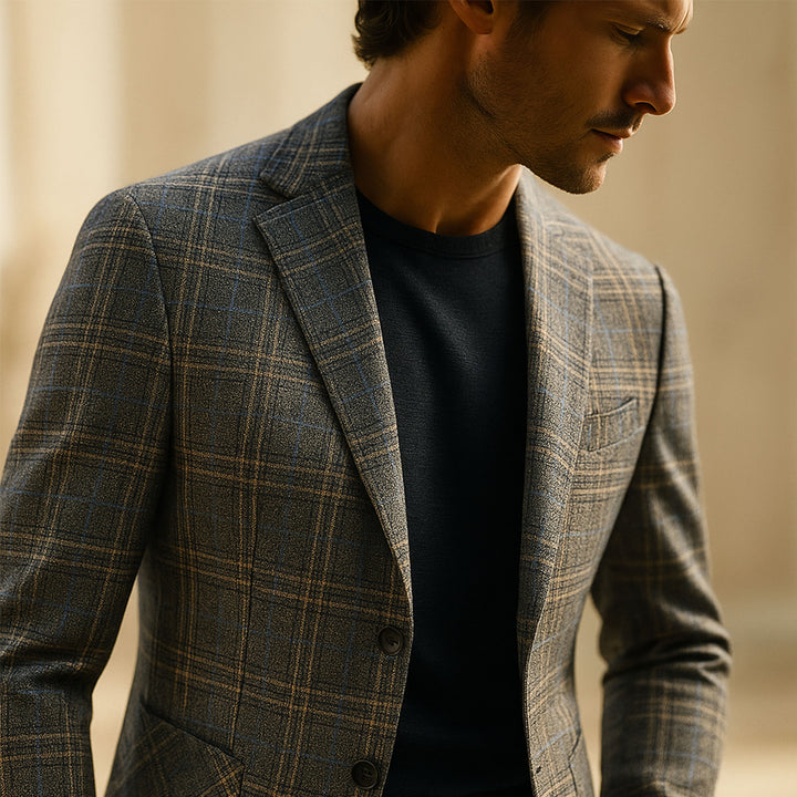 Dario Checked Blazer