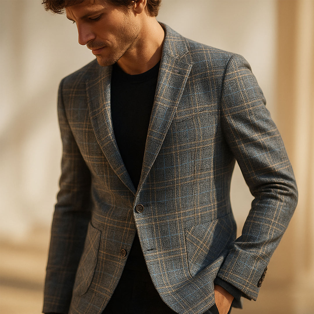 Dario Checked Blazer