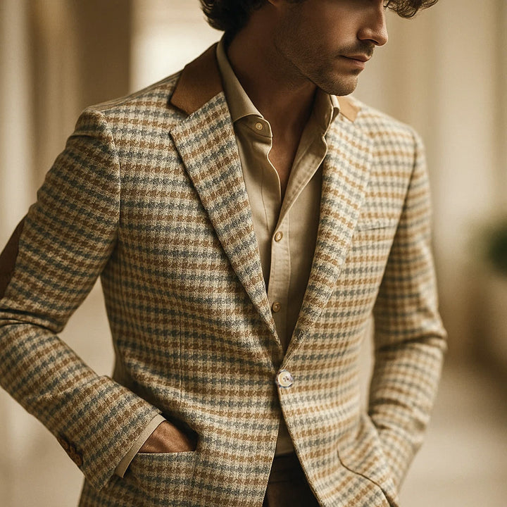 Giancarlo Checked Blazer