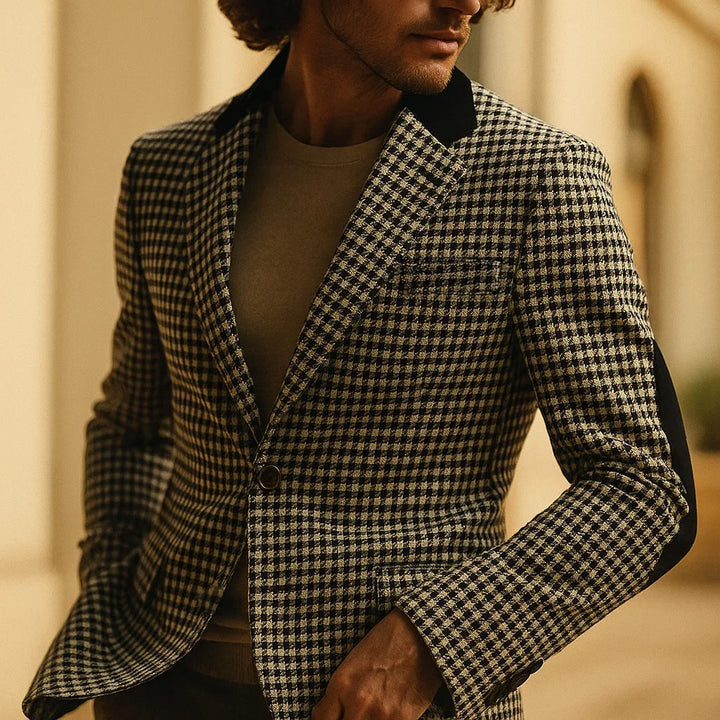 Giancarlo Checked Blazer