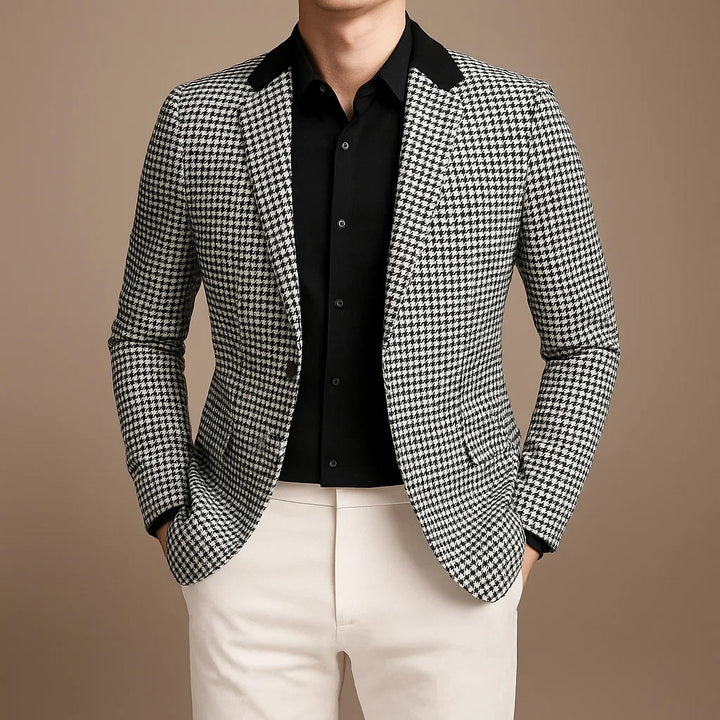 Giancarlo Checked Blazer