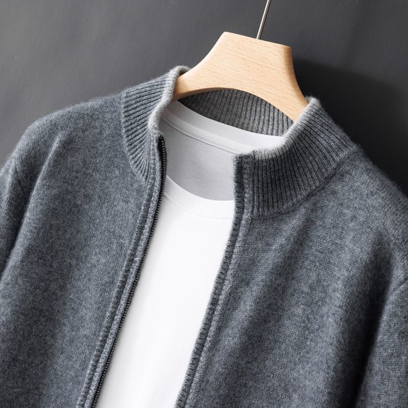 Leonardo Zip-Up Sweater