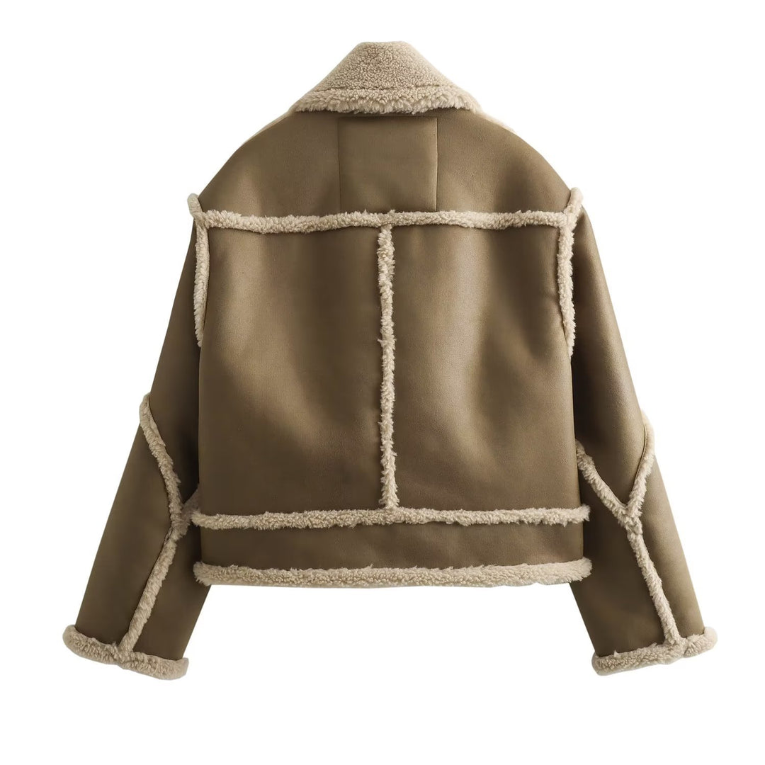 Giada Vegan Shearling Jacket