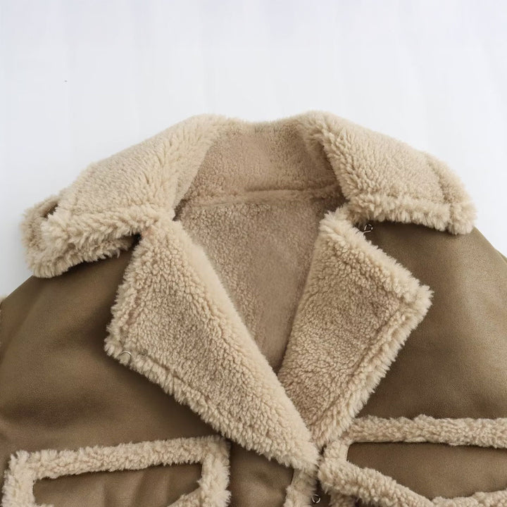 Giada Vegan Shearling Jacket