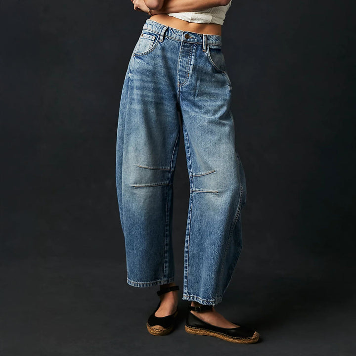 Marta Wide-Leg Panel Jeans