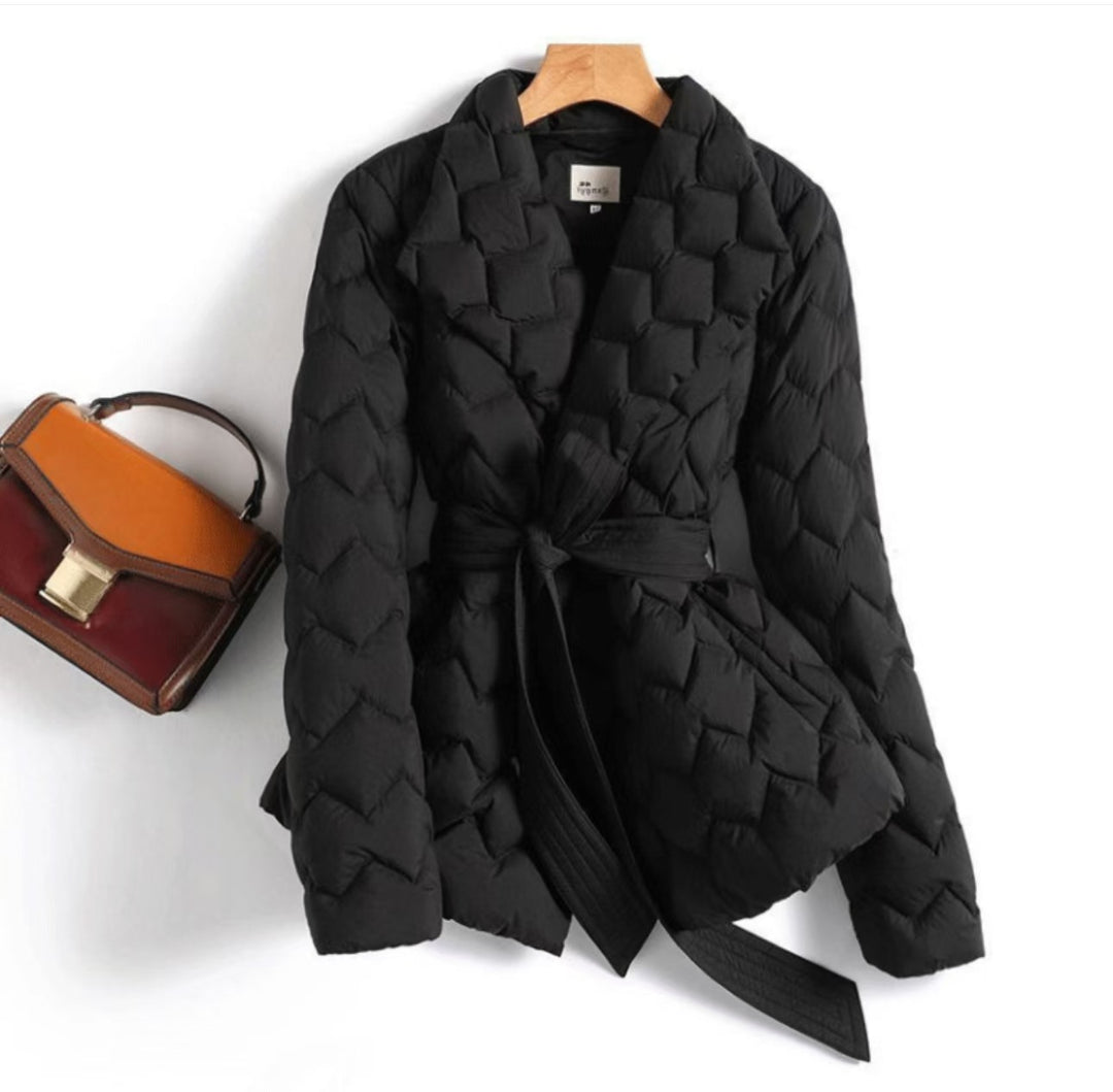 Serafina Belted Quilted Jacket