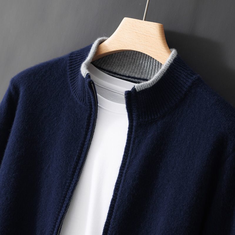 Leonardo Zip-Up Sweater