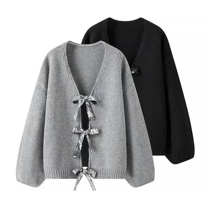 Elisa Ribbon-Tie Cardigan