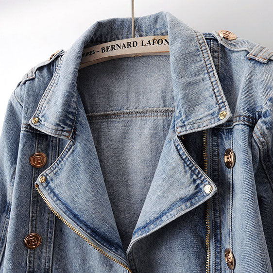 Isadora Cropped Denim Jacket