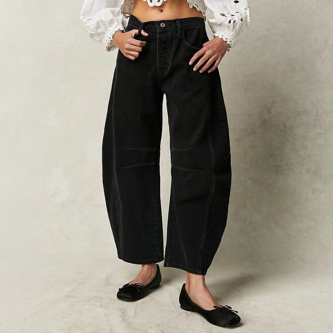 Marta Wide-Leg Panel Jeans