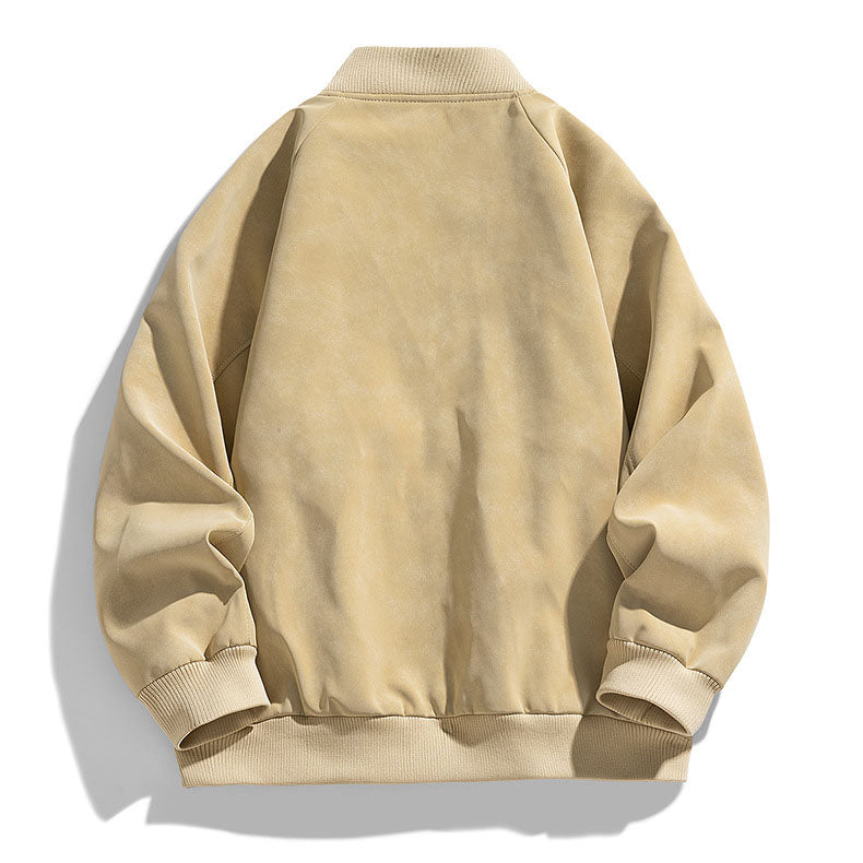 Alonso Suede Bomber Jacket