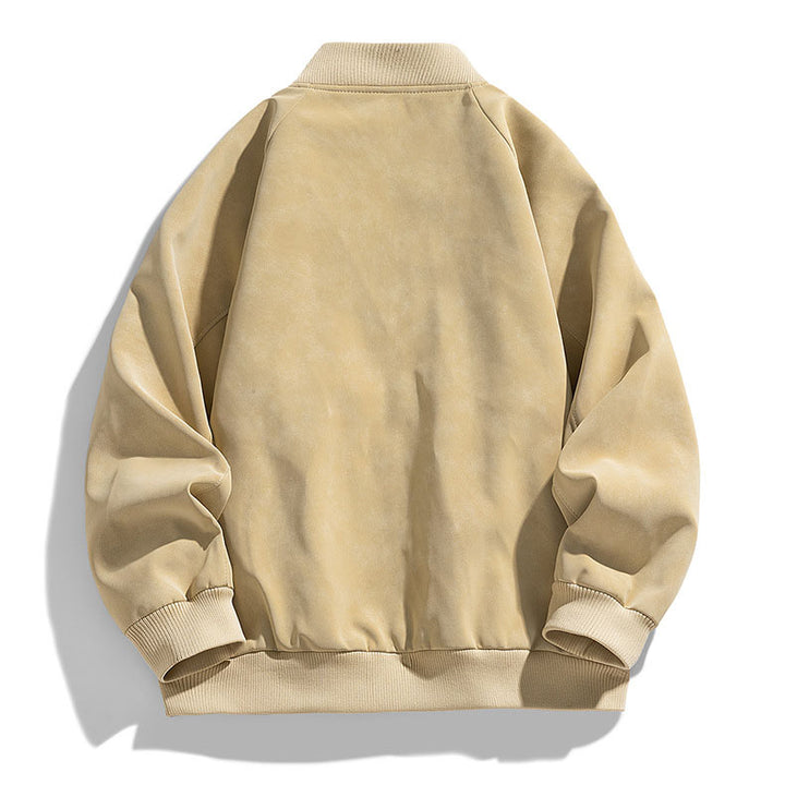 Alonso Suede Bomber Jacket