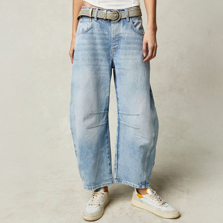 Marta Wide-Leg Panel Jeans