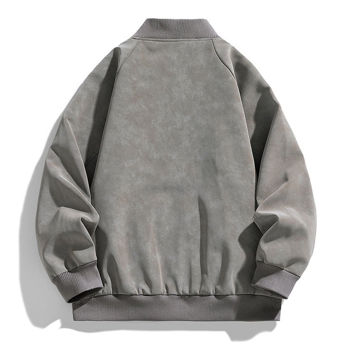 Alonso Suede Bomber Jacket