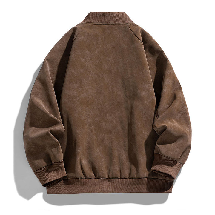 Alonso Suede Bomber Jacket