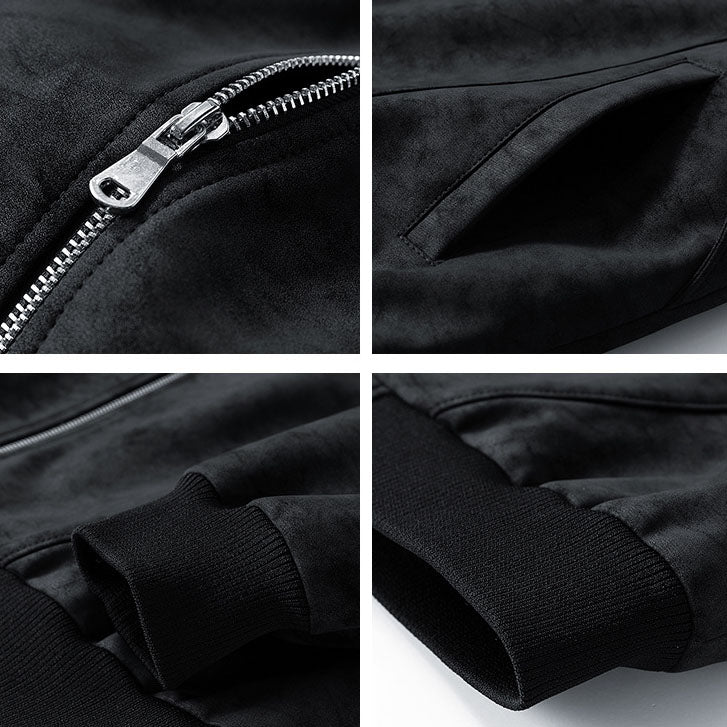 Alonso Suede Bomber Jacket