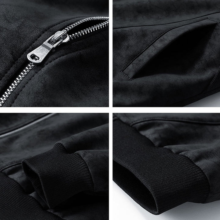 Alonso Suede Bomber Jacket